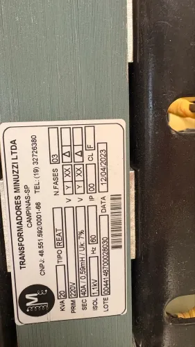 Auto transformador trifásico 20kva