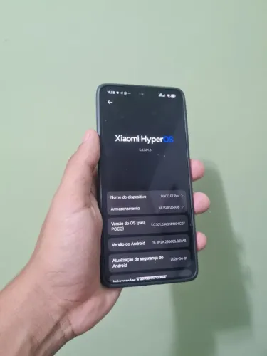 F7 PRO BLINDADO, CAIXA, CARREGADOR E NOTA