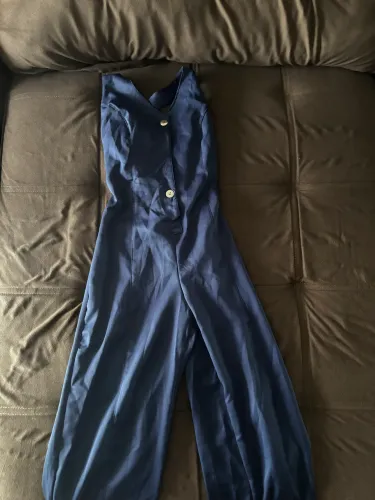 Macacão Pantalona Azul Marinho