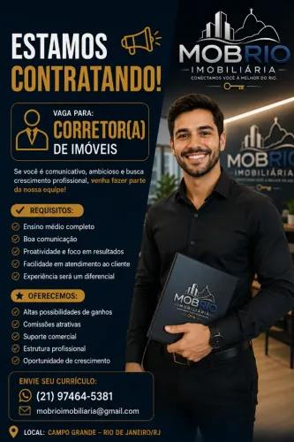 CONTRATA-SE CORRETOR SEM EXPERIÊNCIA