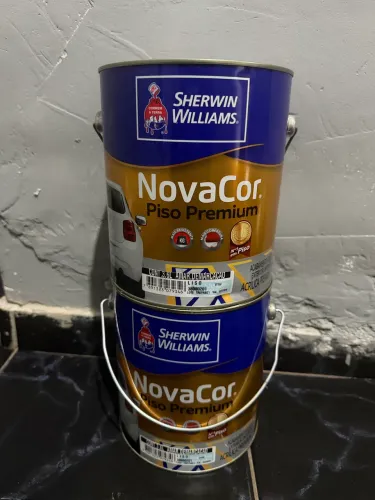 Tinta Piso Premium Sherwin Williams NovaCor 3,6L - Cor Amarelo Demarcação(lacrada)