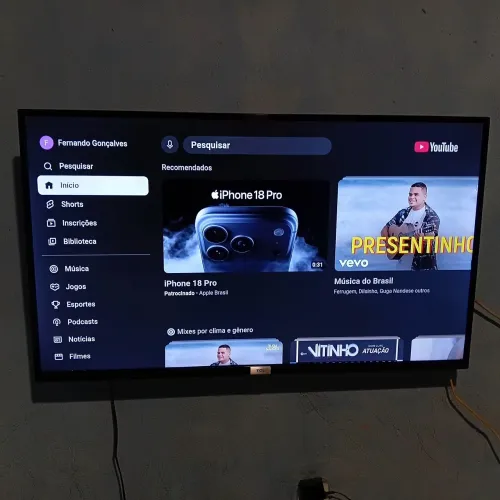 Smart tv 43 tcl ótimo estado funciona perfeitamente