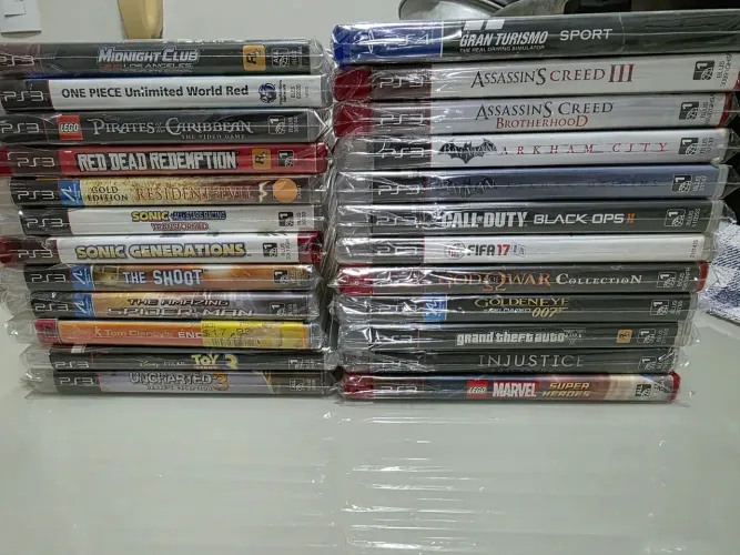 COMBO 23 JOGOS PS3 E 1 PS4