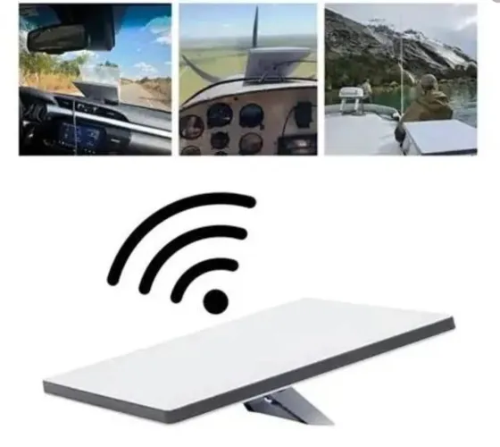 Kit Starlink Mini Antena Internet Via Satélite - com roteador integrado Wi-Fi 5 Completo
