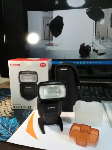 FLASH CANON SPEEDLITE 430EX III-RT ? PRATICAMENTE NOVO