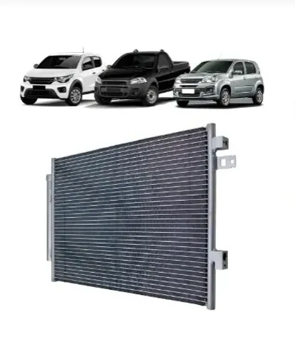 Condensador Fiat Novo Uno, Mobi, Strada Sistema Denso