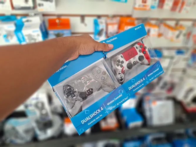 Controle para PS4 TV PC CELULAR PERSONALIZADO - entrega grátis em slz