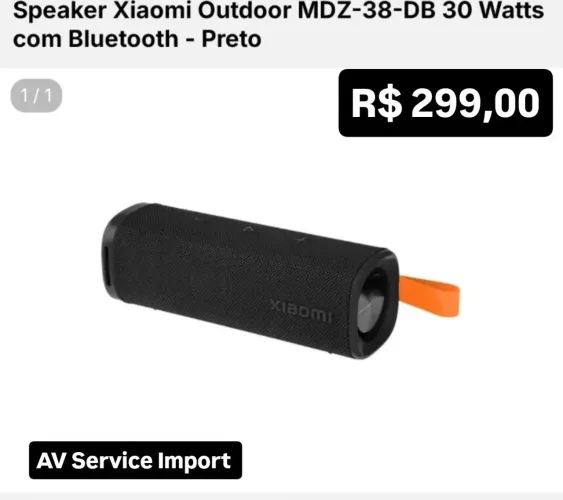 Caixa de som xiaomi outdoor - AV Service Import 