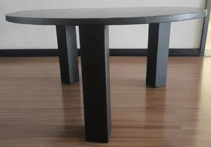 Mesa de Centro Madeira Maciça Preta Aceita Oferta (Leia) V/T