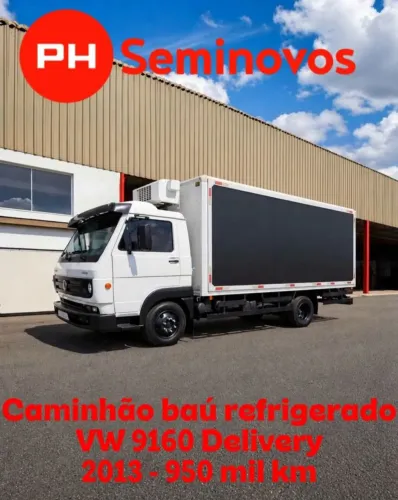 Caminhão 9.160 com baú climatizado