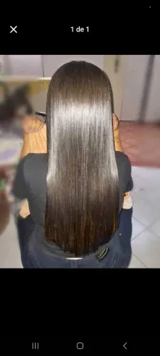 Aplicação de mega hair 