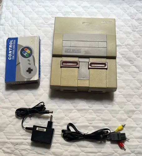  Super Nintendo Fat. 1 Acessórios novos **2*