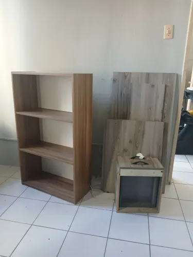 MESA E ESTANTE ESCRITORIO