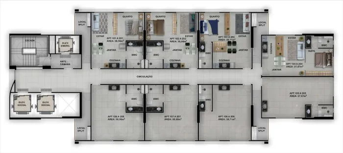 Studio em Boa Vista Recife PE