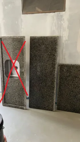 Conjunto de Pedras para Balcão de Cozinha em Mármore