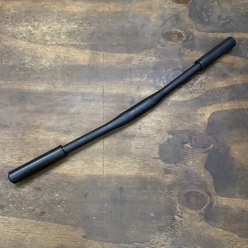 Ref. 319 Guidão alumínio MTB 700mm Pintura preta Preto Semi Novo Bike Trilha com manoplas