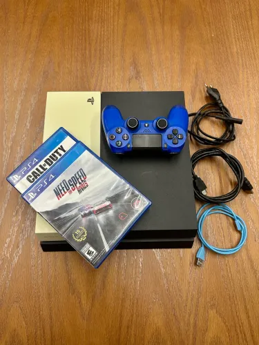 PLAYSTATION 4 CONTROLE 2 JOGOS