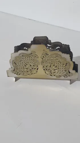 Porta guardanapo antigo Regia prata 90