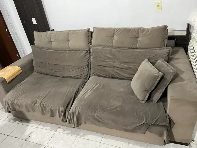 Sofá reclinável e chaise