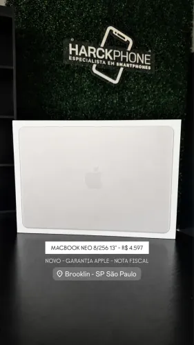 MacBook Neo 8/256 - Loja Física - Nota fiscal