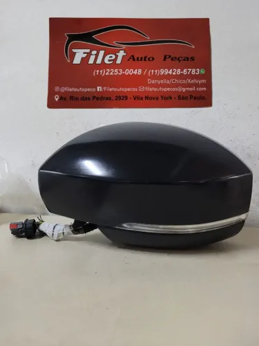 Retrovisor esquerdo Evoque 2012 a 2016 Original (sem pé) fazemos a instalação