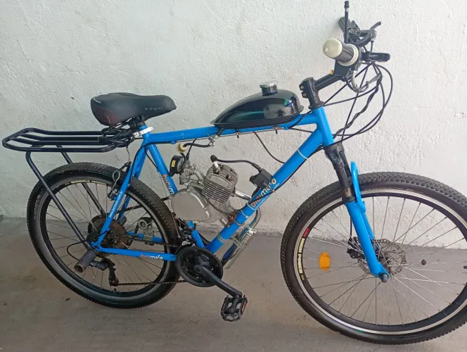 Bicicleta motorizada 80cc com nota fiscal.