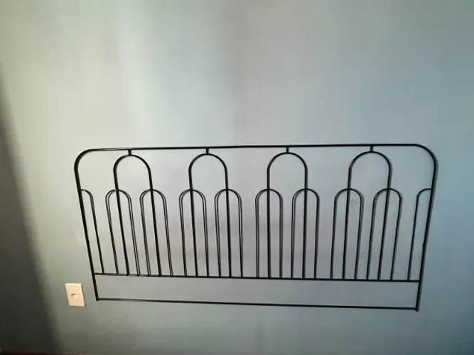 Cabeceira metálica para cama de casal