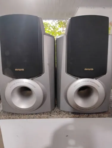 Par De Caixas De Som Aiwa Sx-wnf959 Em 6 Ohmus Com 420w Rms mini system jbl sony lg xboom