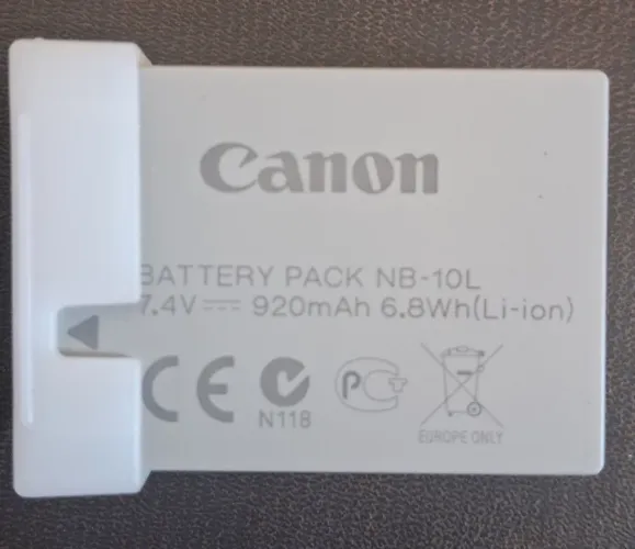 Bateria Canon NB-10L Original Para PowerShot SX60 G16 G15