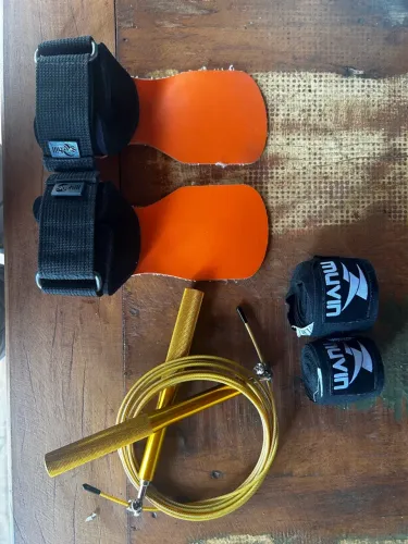 Kit CrossFit - Grip SKYHILL Tamanho P + Speed Rope