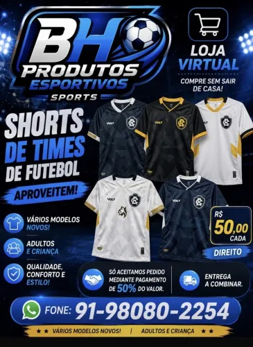 Vendo camisas de futebol regional, nacional e internacional