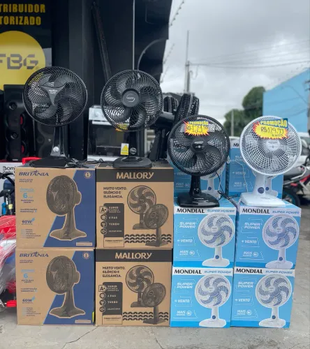 VENTILADOR DE MESA 30CM da marca mondial britânica e mallory ?