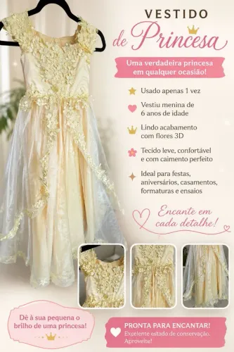 Vestido infantil 