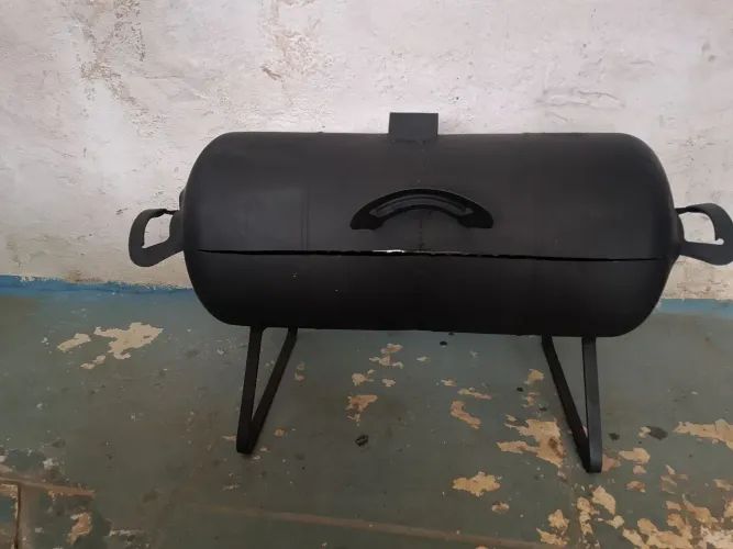 Q churrasqueira para espetinho 25 cm por um metro