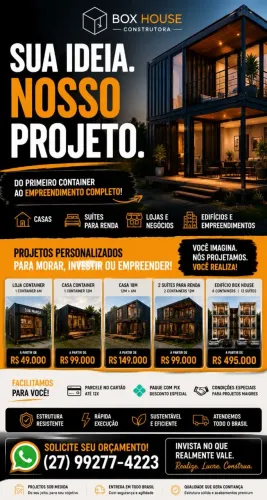  Casas Container, Suítes e Lojas | Projetos a Partir de R$ 49 Mil