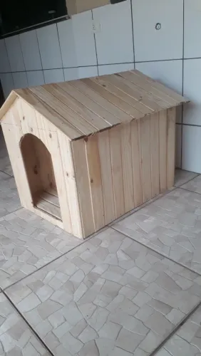 Casinha de cachorro madeira pinus