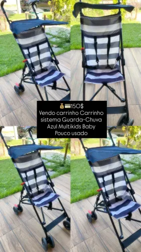 Carrinho de bebê guarda-chuva
