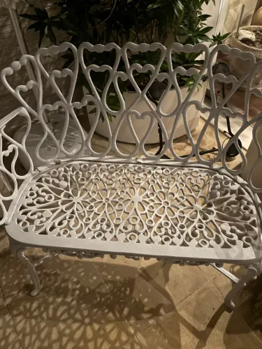 Sofá de alumínio jardim