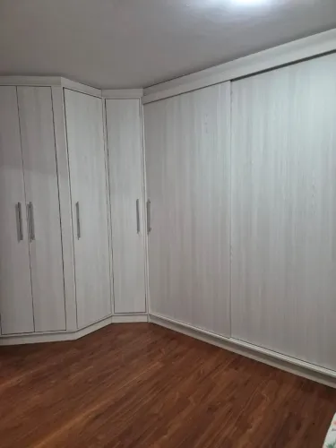 Guarda-roupa quarto Casal + Cabeceira MDF branco