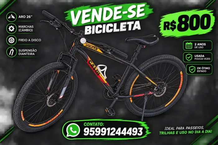 Bicicleta Caloi 800,00