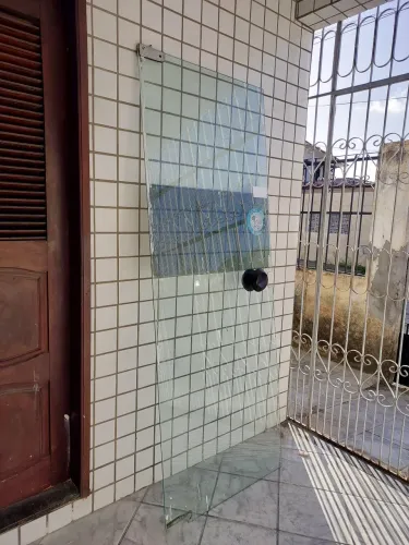 Porta de vidro temperado