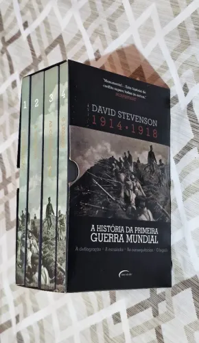 Box 4 Livros - A História da Primeira Guerra Mundial - David Stevenson