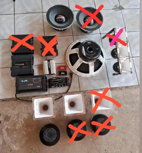 Peças de som