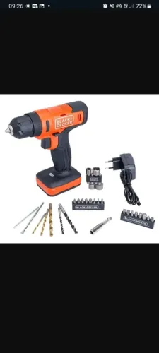 Parafusadeira furadeira Black & Decker 12V Litium