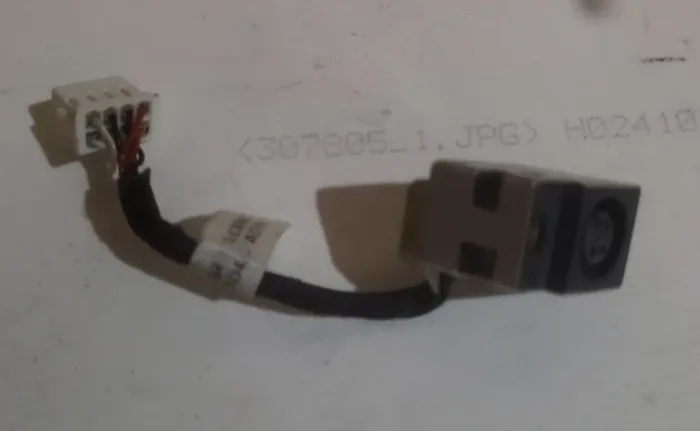 Conector Dc Jack De Energia Com Cabo Para Notebook