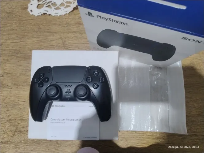 Controle PS5 Dualsense Original - Playstation 5 - Magnético Hall Effect Preto