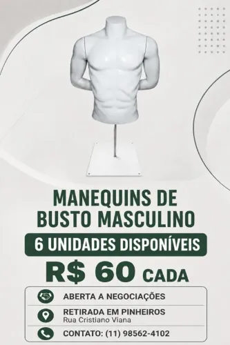 Manequim masculino camiseta