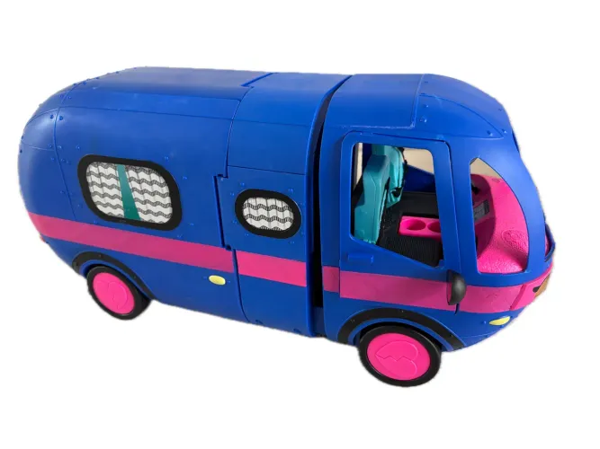 Trailer L.O.L. Surprise! O.M.G. Glamper 4-em-1 (Azul e Rosa)