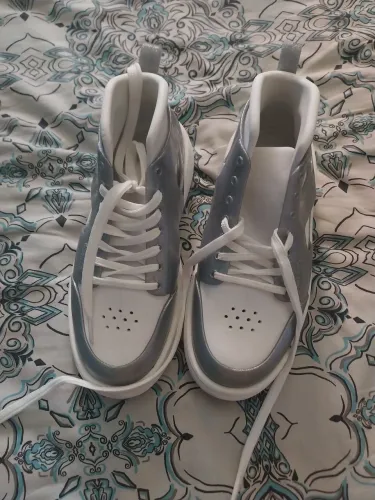 Tênis melissa branco e prata 37