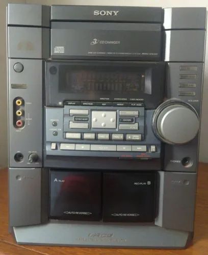 Mini System Sony MHC DX30 NÃO LIGA p/Manutenção, Restauração ou Retirada de Peças 